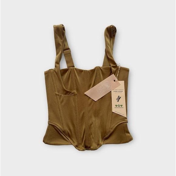 Free People X HAH Knock Out Top in Shroom - Picture 5 of 7